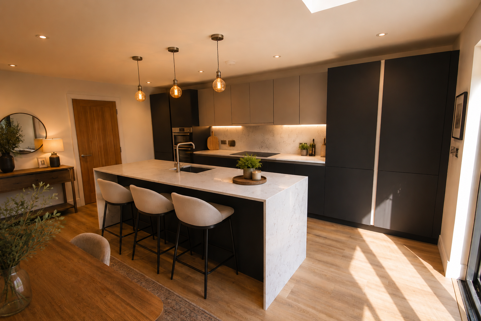Light-filled living space created by Macrane Properties