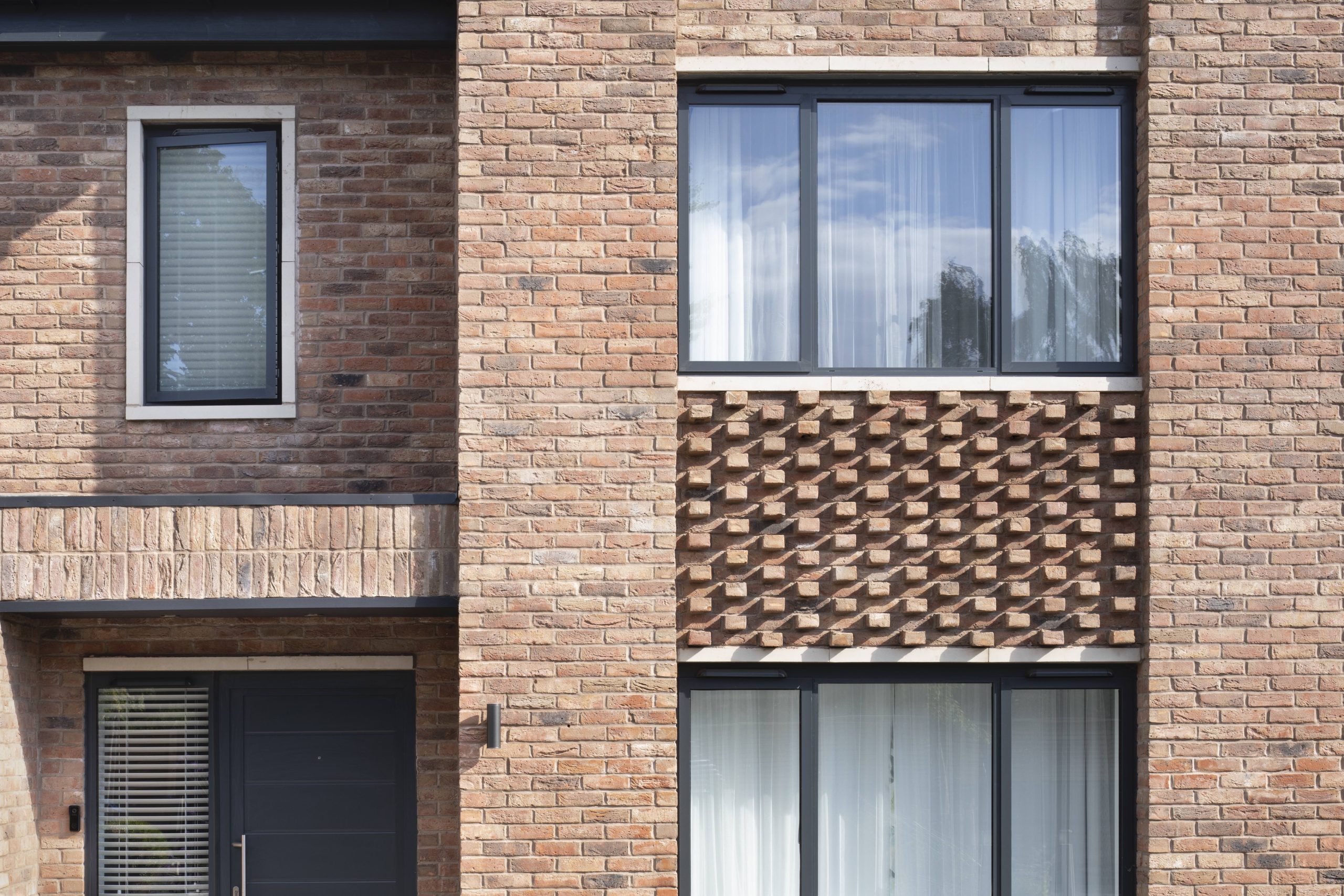 Brick and window detail at Homelands
