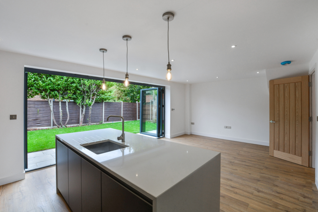 Open-plan kitchen at Outwood Road