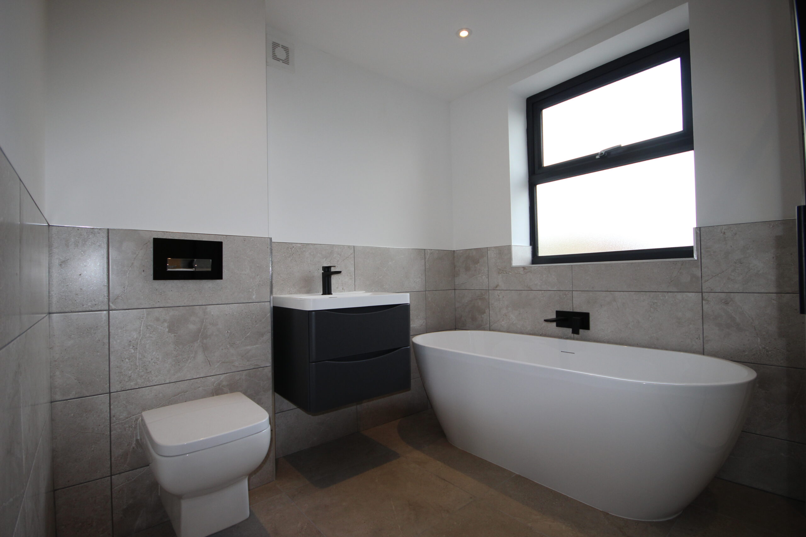Completed bathroom at Outwood Drive