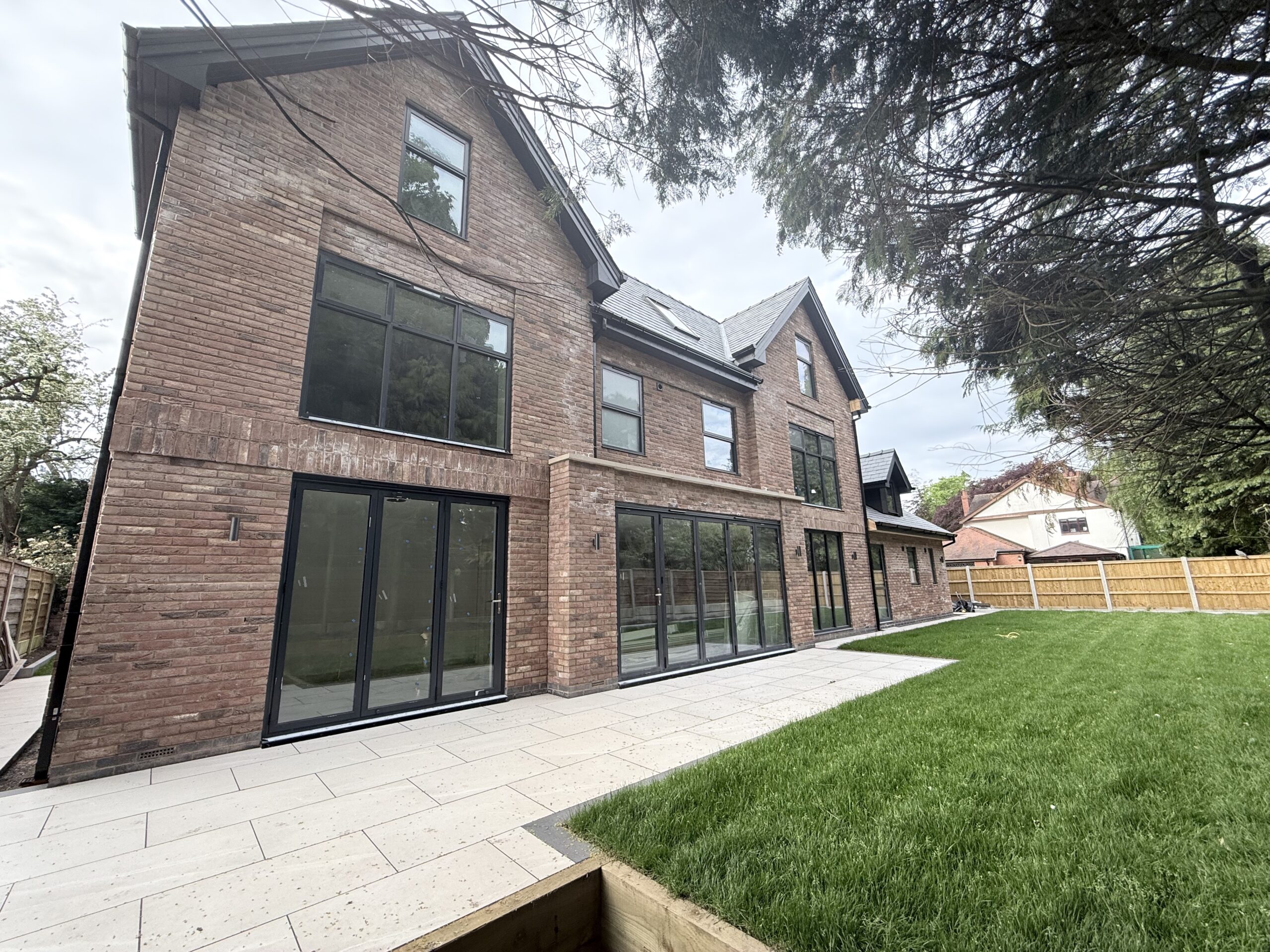 Rear exterior and garden at Brooklands Road